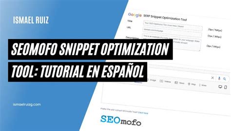 seomofo snippet optimizer.